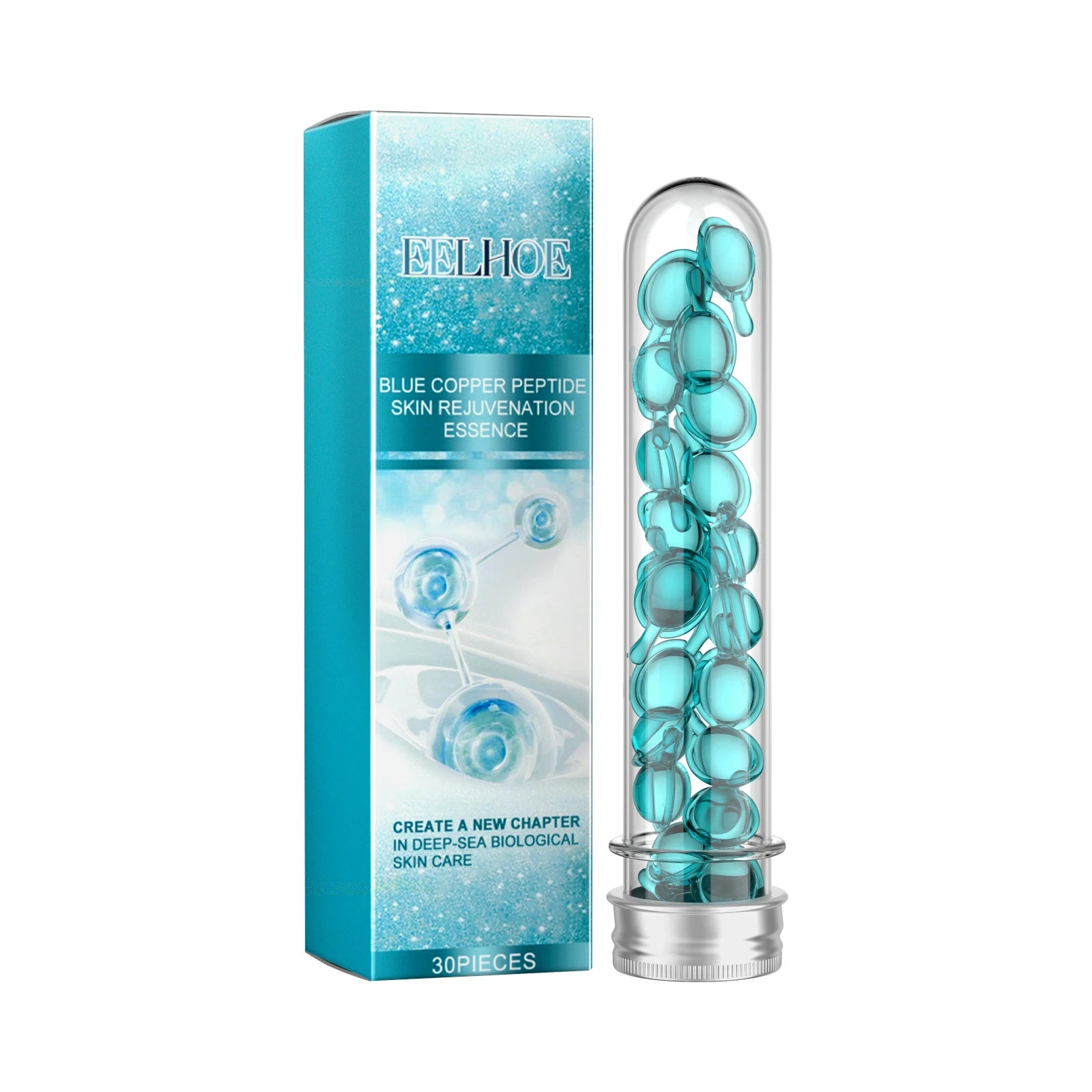 30PCS Facial Serum Capsules Deep Moisturizing Enhance Smoothness Rejuvenating Skin Boosts Elasticity Improve Skin Texture Firming Face Serum
