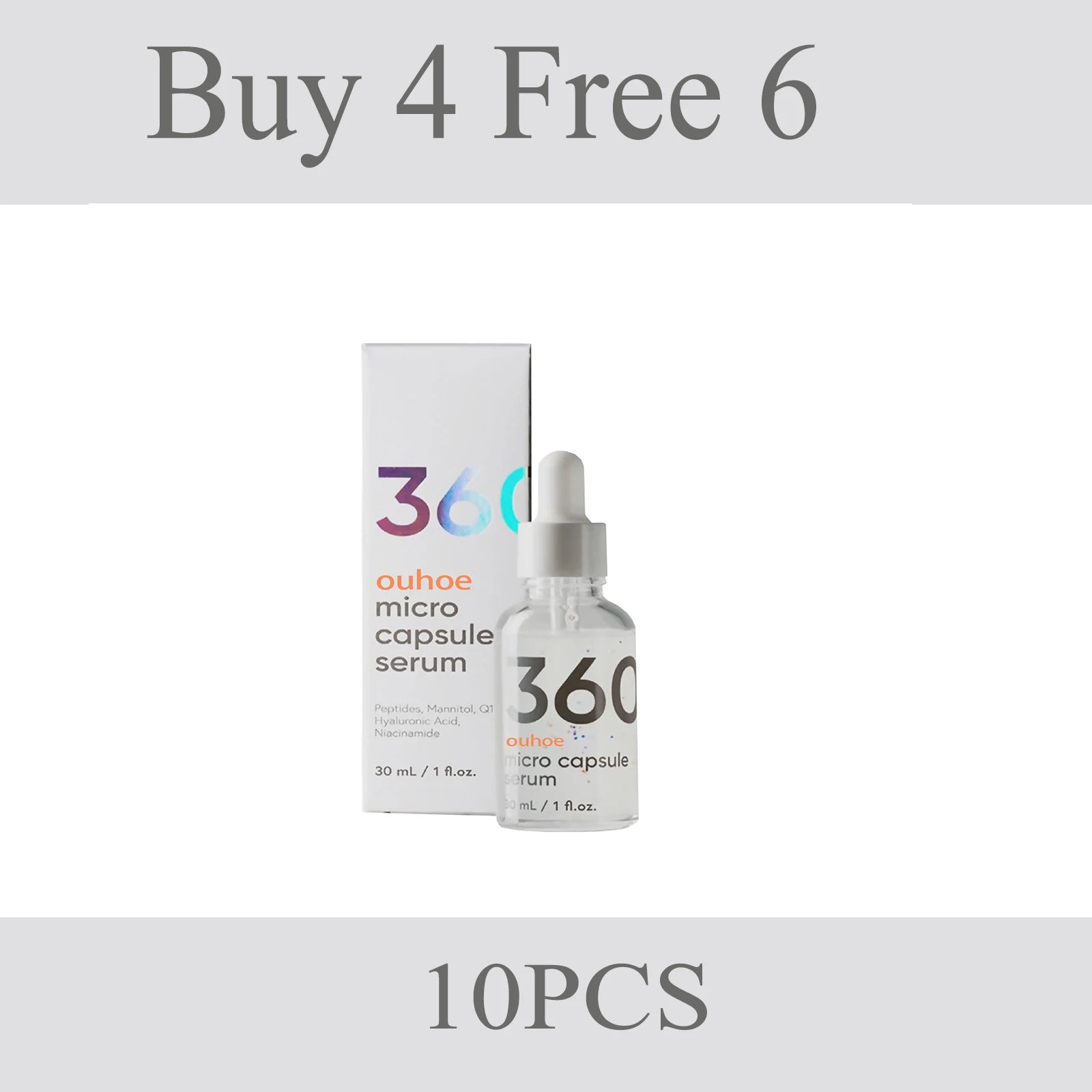 OUHOE 30ml Anti-Wrinkle Firming Capsule Essence Lightweight Fast Absorbing Moisturizing Hydrating Nourishing Face Serum for Daily Skin Care