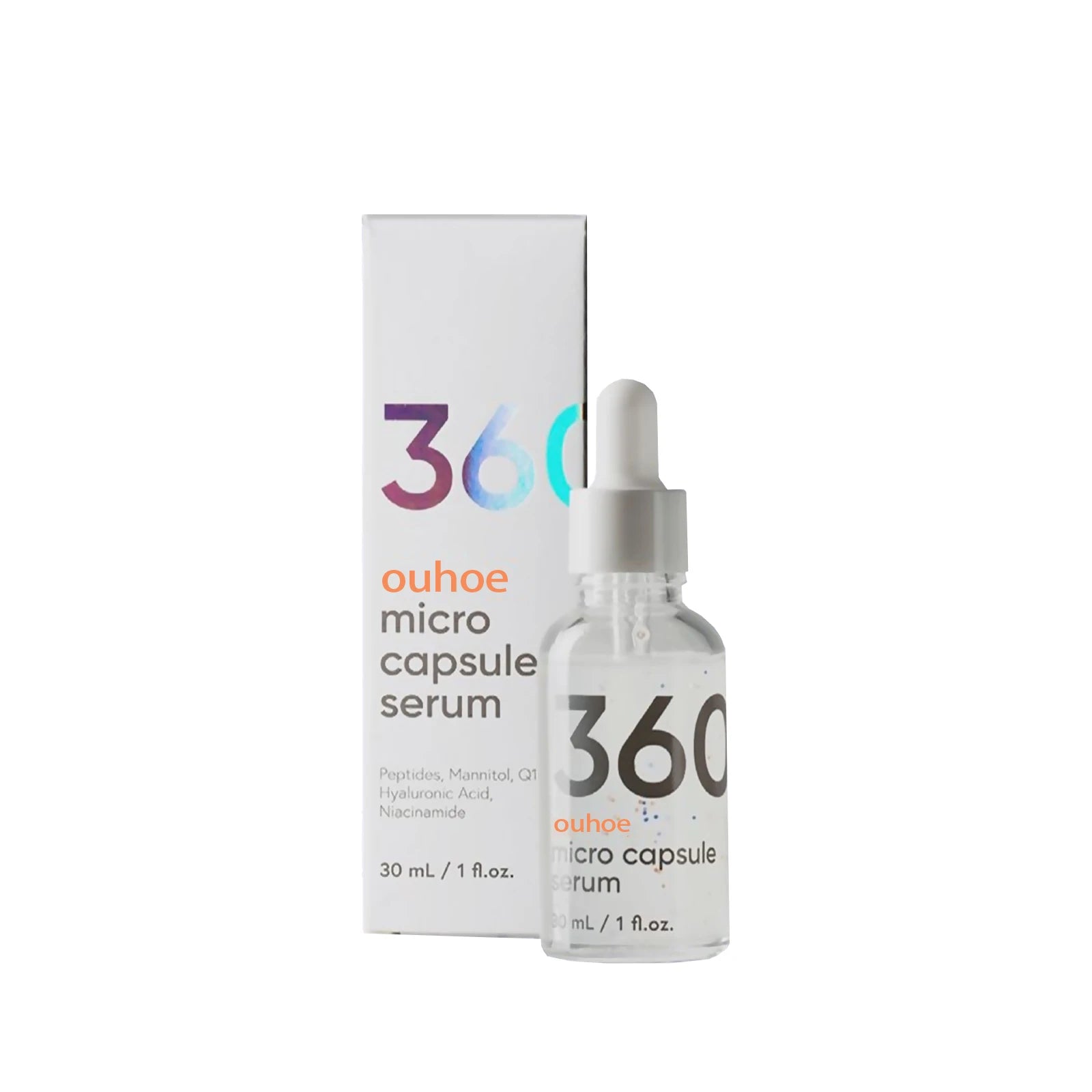 OUHOE 30ml Anti-Wrinkle Firming Capsule Essence Lightweight Fast Absorbing Moisturizing Hydrating Nourishing Face Serum for Daily Skin Care