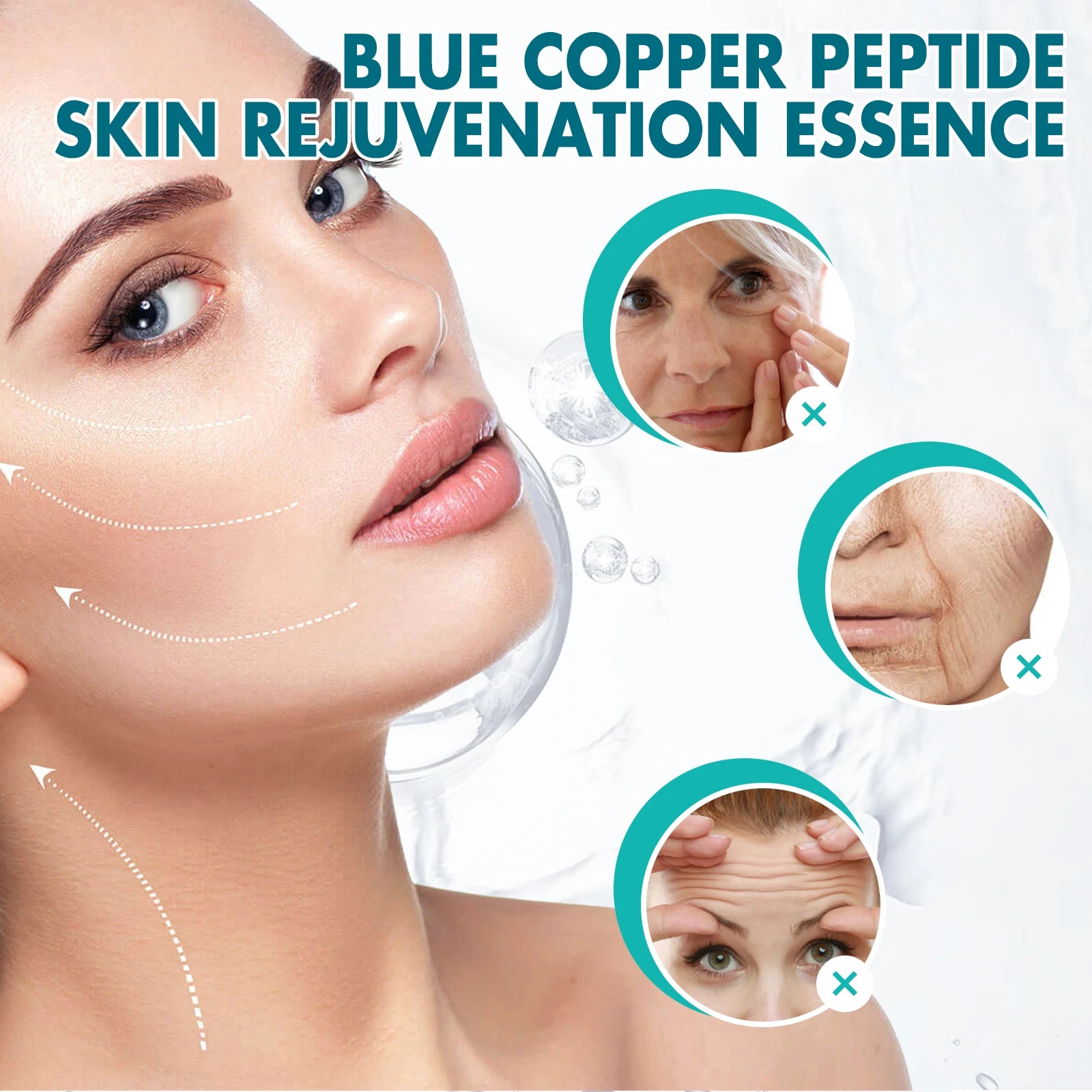 30PCS Facial Serum Capsules Deep Moisturizing Enhance Smoothness Rejuvenating Skin Boosts Elasticity Improve Skin Texture Firming Face Serum