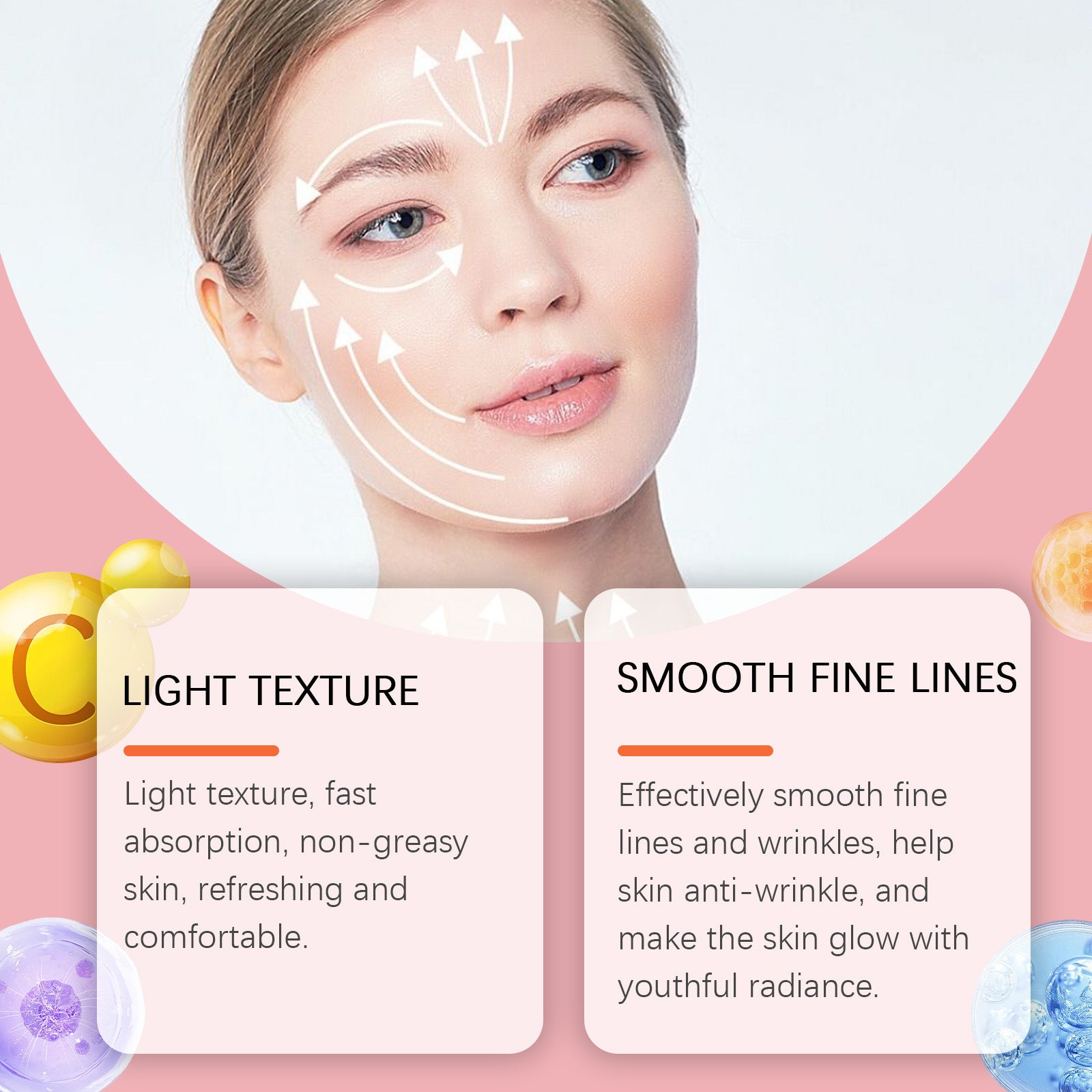 Retinol Face Moisturizing Cream Anti-Wrinkle Anti-Aging Firming Lifting Hydrating Shrink Pores Fade Fine Lines Skin Care Product