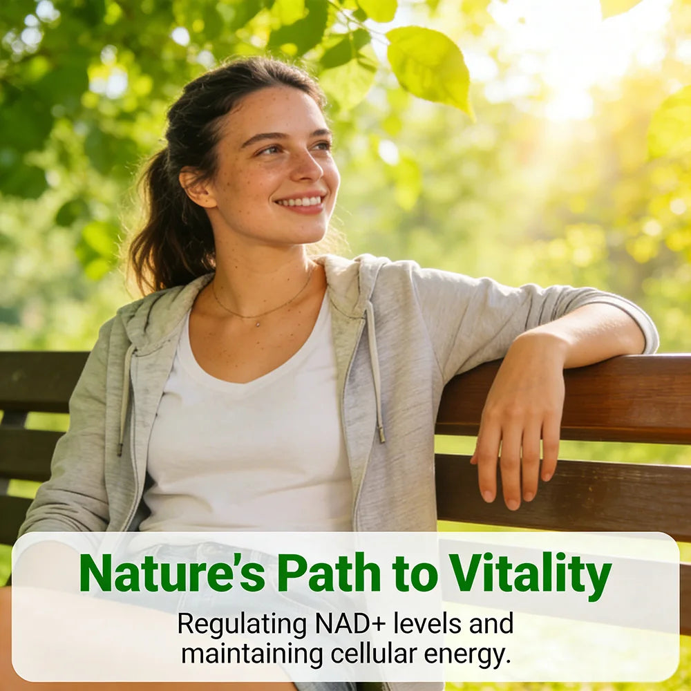 NAD+ Booster Capsules with Quercetin Trans-Resveratrol - Anti-Aging Cell Repair, Energy & Focus, Immune Support, 60/120 Counts