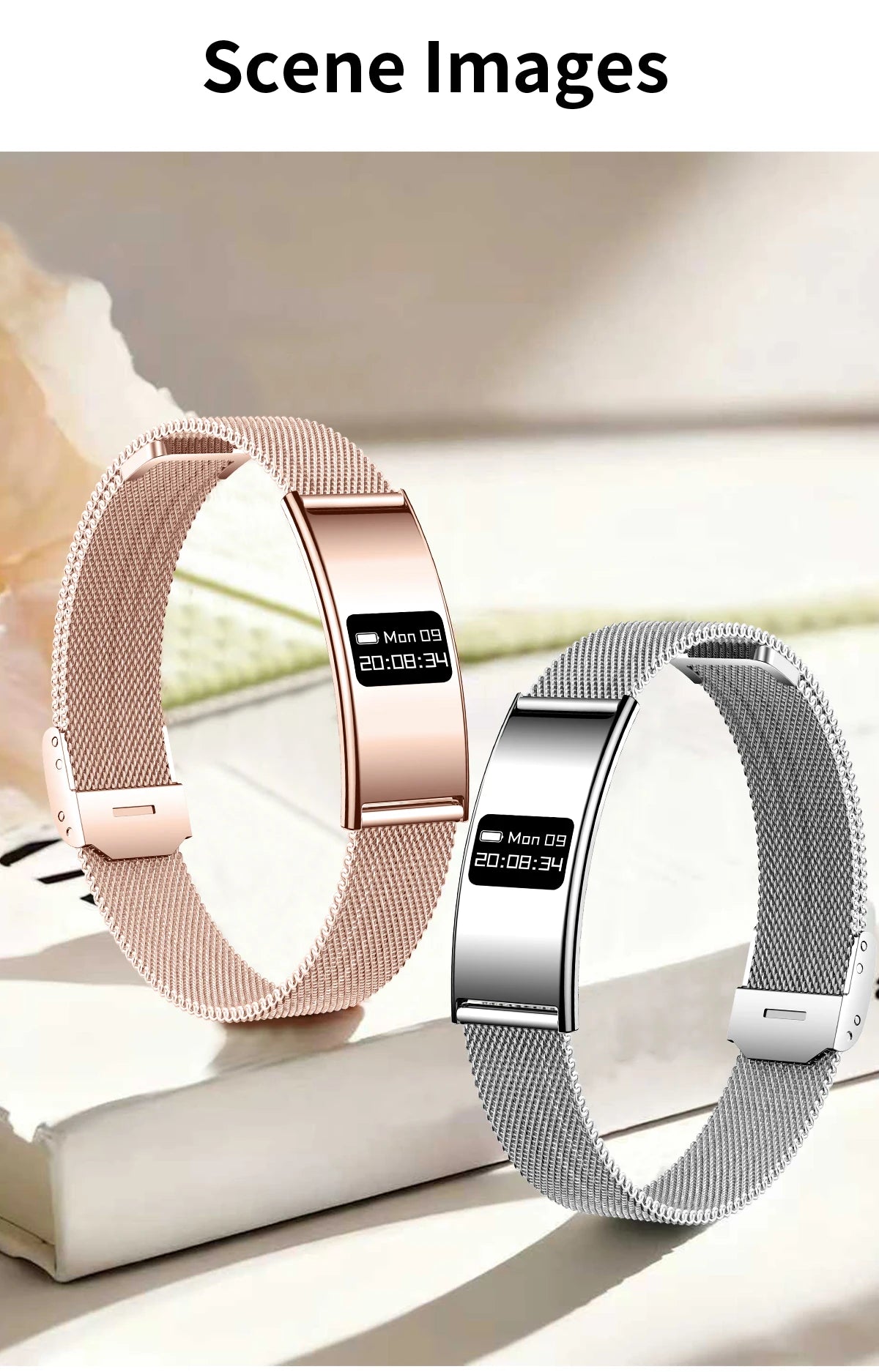 LIGE New 2.8mm Ultra-thin Smart Wristbands Heart Rate Health Monitoring Smart Bracelet Waterproof Sports Electronic Smart Watch