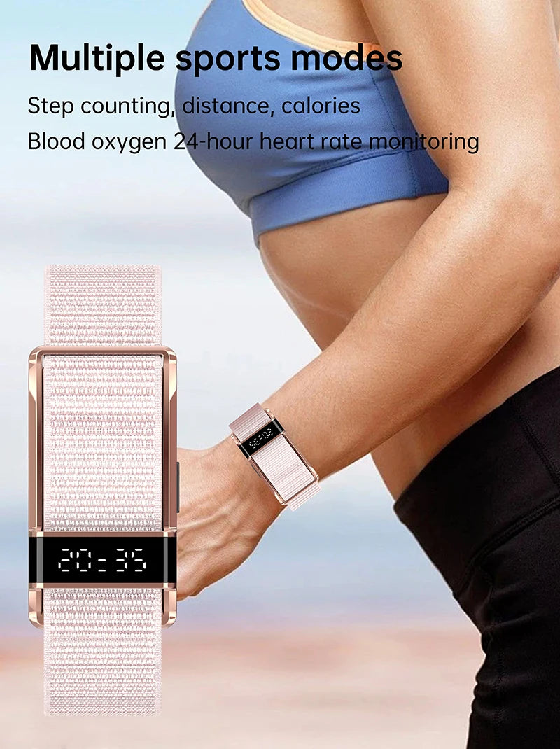 New Sport Fitness Tracker Time Display GPS Smart Bracelet Health Monitoring Pedometer Call Reminder Waterproof Smart Wristband