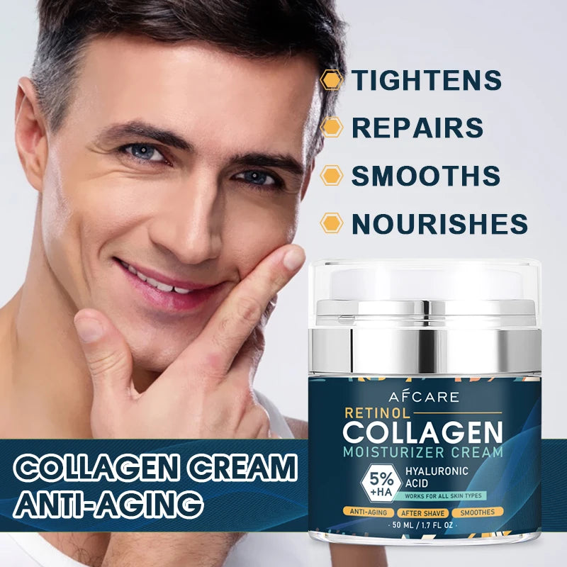 Instant Retinol Lifting Firming Cream Collagen Wrinkle Remover Face Cream For Men Moisturizer Whitening Brighten Skin Products