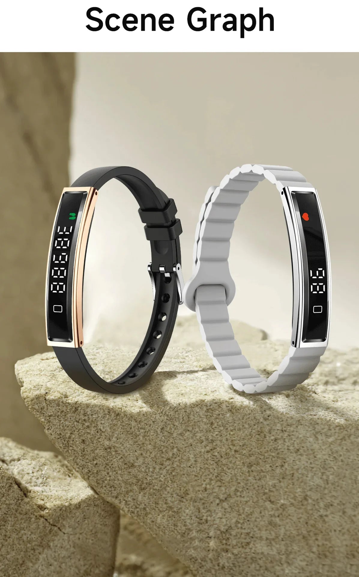 Women Smart Bracelet With Heart Rate Monitor Activity Fitness Tracker Sports Wristband Waterproof Smart Watch Men Smartband