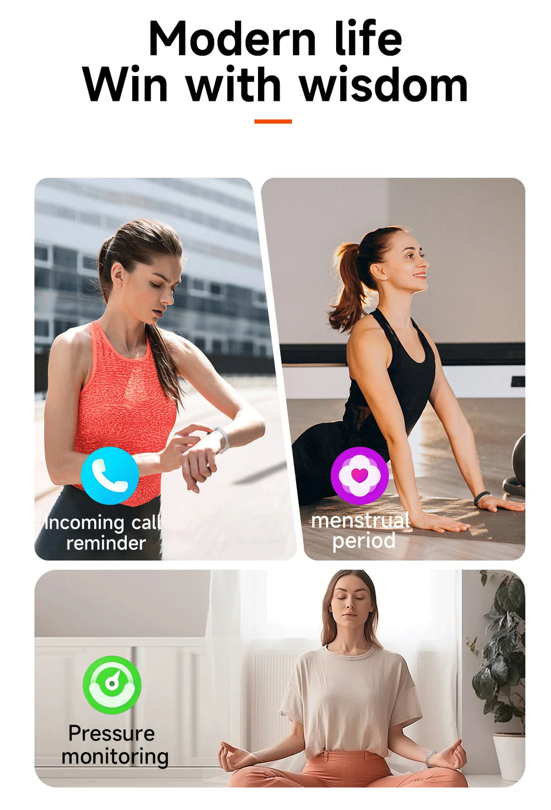 Women Smart Bracelet With Heart Rate Monitor Activity Fitness Tracker Sports Wristband Waterproof Smart Watch Men Smartband