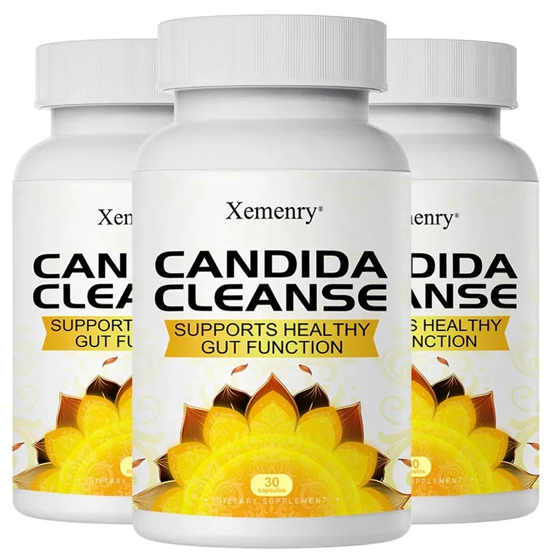 Candida Cleanse - Support Intestinal Detox & Cleansing, Balances Intestinal Flora, Metabolism, Supports Gut, Digestive Health