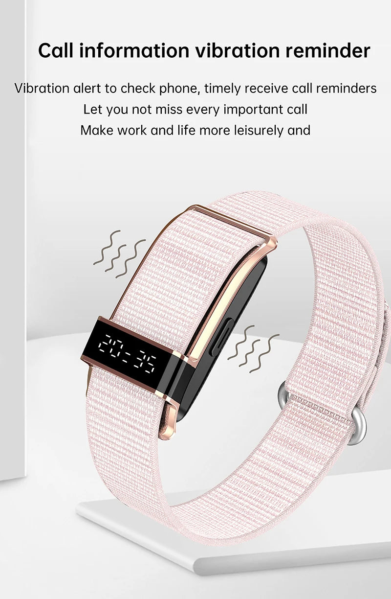 New Sport Fitness Tracker Time Display GPS Smart Bracelet Health Monitoring Pedometer Call Reminder Waterproof Smart Wristband