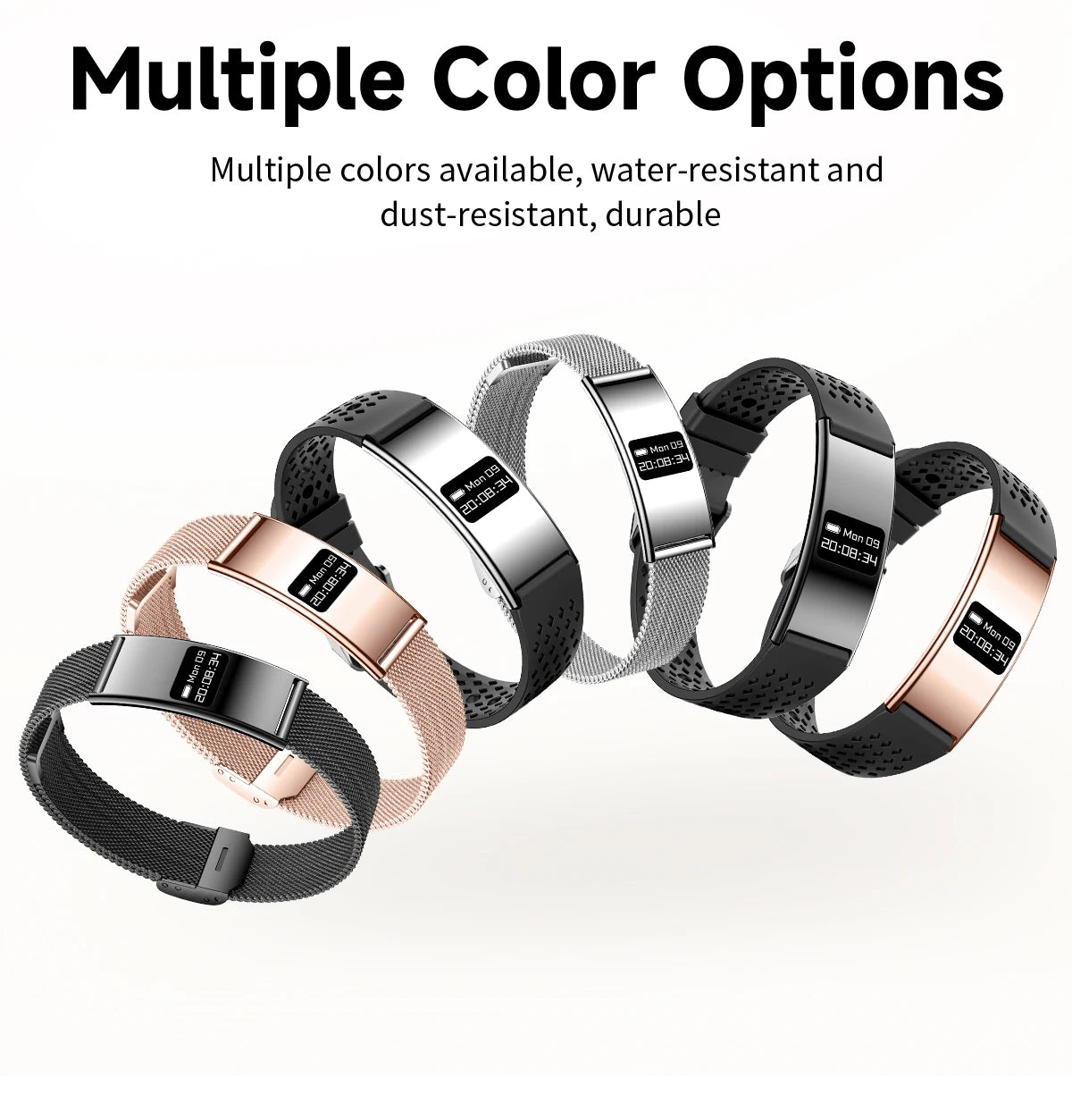 LIGE New 2.8mm Ultra-thin Smart Wristbands Heart Rate Health Monitoring Smart Bracelet Waterproof Sports Electronic Smart Watch