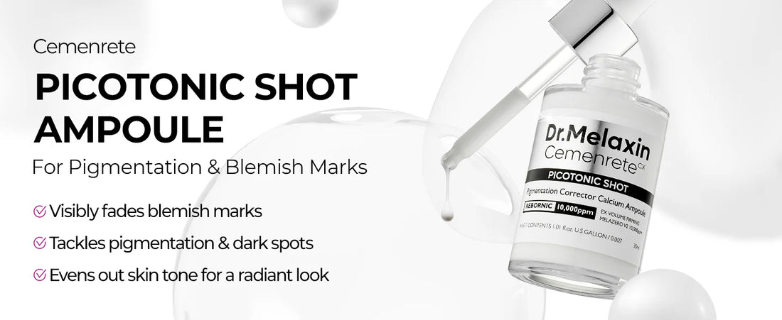 Cemenrete Picotonic Shot Calcium Serum for Firming Density collagen serum Even Skin Tone & Skin Clarity Anti-aging Dark spot