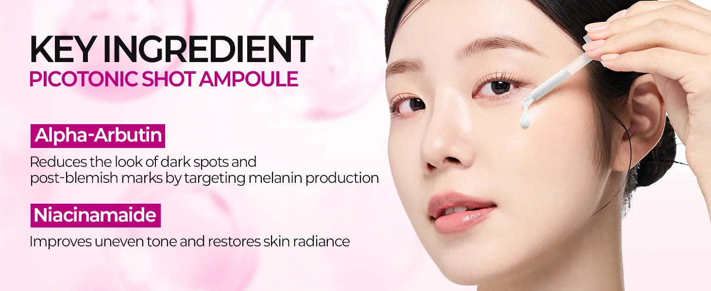 Cemenrete Picotonic Shot Calcium Serum for Firming Density collagen serum Even Skin Tone & Skin Clarity Anti-aging Dark spot