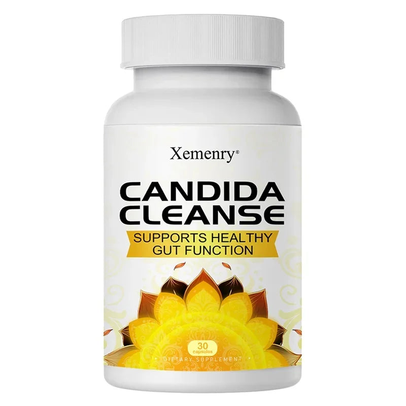 Candida Cleanse - Support Intestinal Detox & Cleansing, Balances Intestinal Flora, Metabolism, Supports Gut, Digestive Health