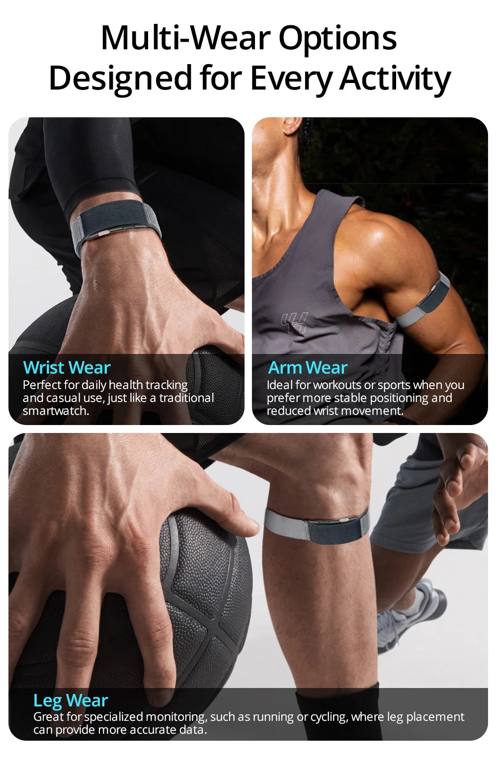 Screenless ECG HRV Smart Bracelet Heart Rate Blood Pressure Monitor Health Waterproof Multiple Sports Fitness Smart Bands Men