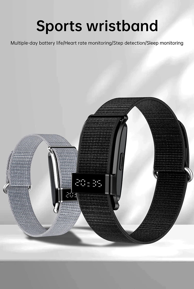 New Sport Fitness Tracker Time Display GPS Smart Bracelet Health Monitoring Pedometer Call Reminder Waterproof Smart Wristband