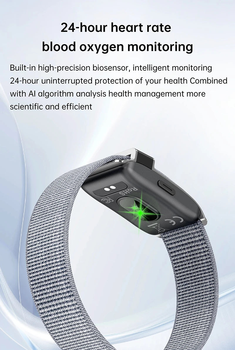 New Sport Fitness Tracker Time Display GPS Smart Bracelet Health Monitoring Pedometer Call Reminder Waterproof Smart Wristband