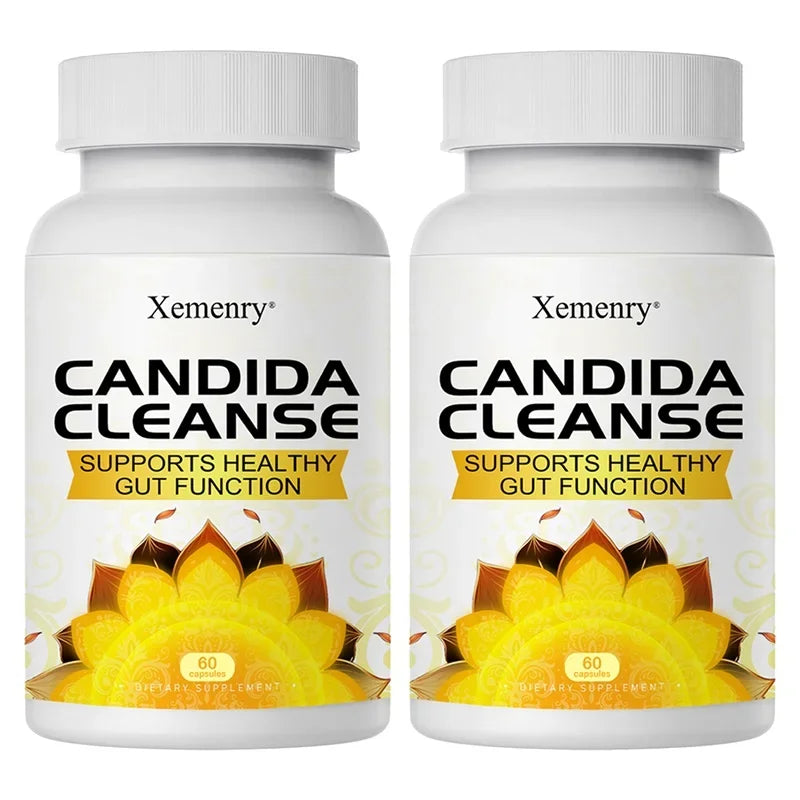 Candida Cleanse - Support Intestinal Detox & Cleansing, Balances Intestinal Flora, Metabolism, Supports Gut, Digestive Health