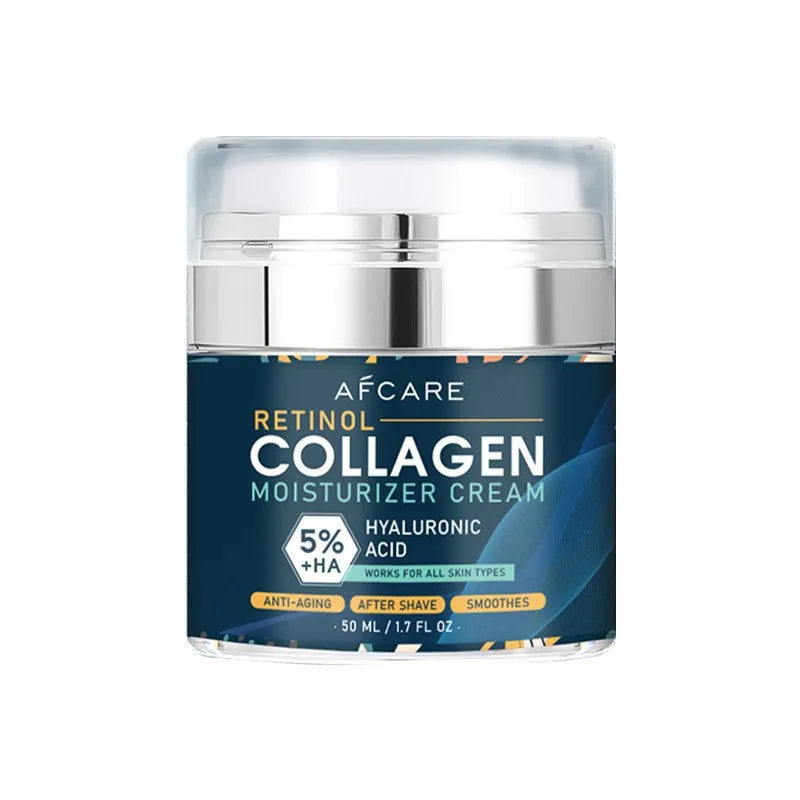 50ML Retinol Collagen Moisturizer Cream Anti Aging Face Cream Wrinkle Remover Hyaluronic Acid Creams Brighten Smoothing SkinCare