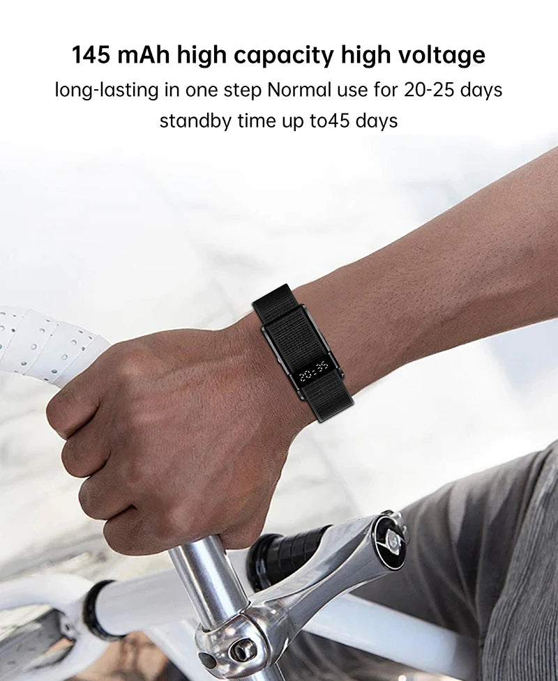 New Sport Fitness Tracker Time Display GPS Smart Bracelet Health Monitoring Pedometer Call Reminder Waterproof Smart Wristband