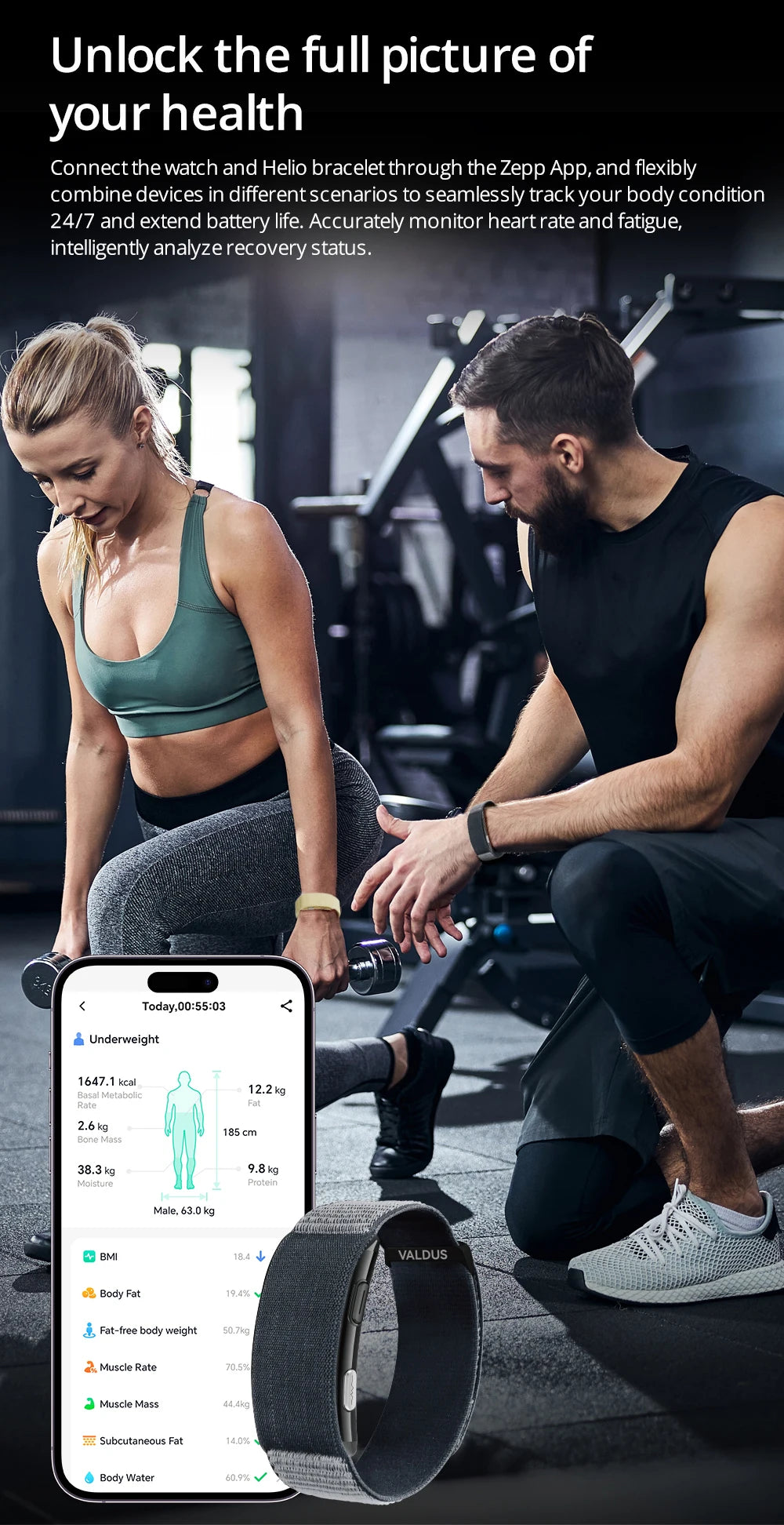 Screenless ECG HRV Smart Bracelet Heart Rate Blood Pressure Monitor Health Waterproof Multiple Sports Fitness Smart Bands Men