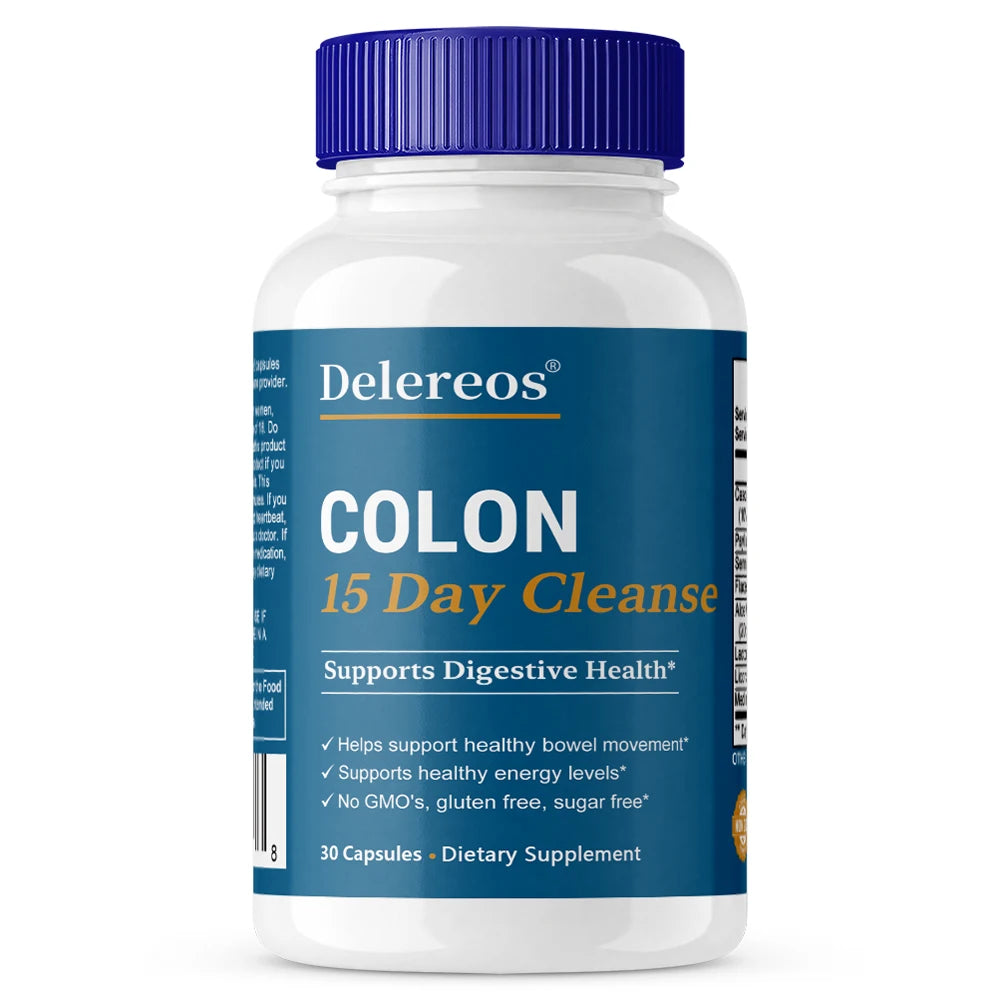 15 Day Cleanse and Detox Capsules - Supports Gut Health, Improves Digestion, Metabolism and Promotes Weight Management