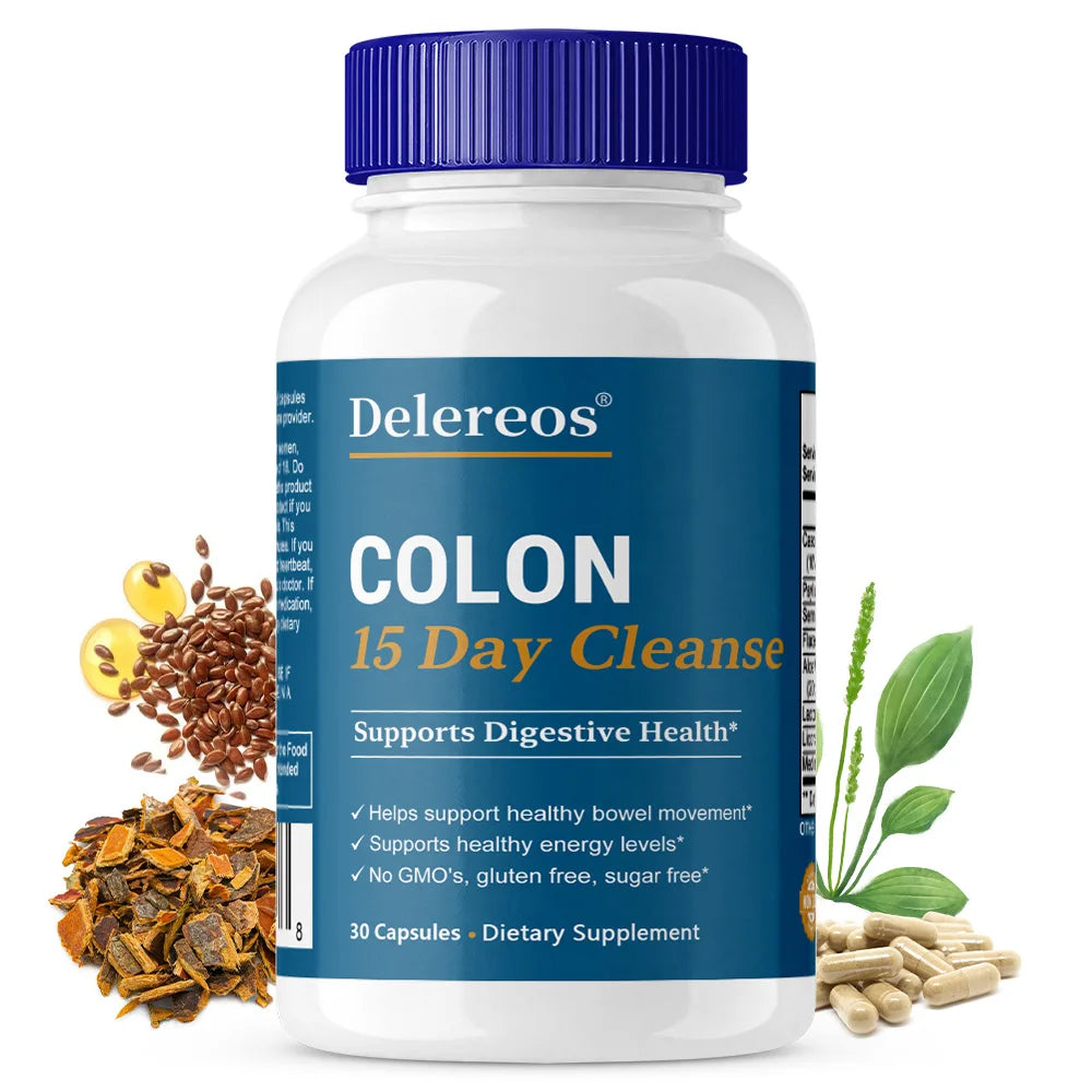 15 Day Cleanse and Detox Capsules - Supports Gut Health, Improves Digestion, Metabolism and Promotes Weight Management