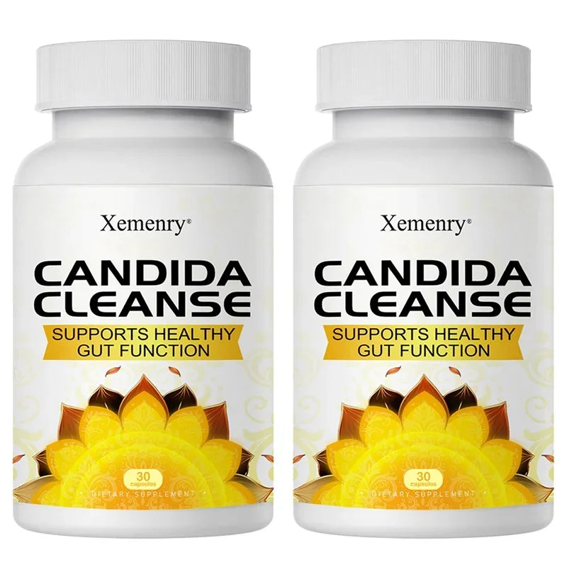 Candida Cleanse - Support Intestinal Detox & Cleansing, Balances Intestinal Flora, Metabolism, Supports Gut, Digestive Health